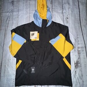 GURUNVANI Casual Hoodie Long Sleeve Hooded Jacket Color Block Pullover